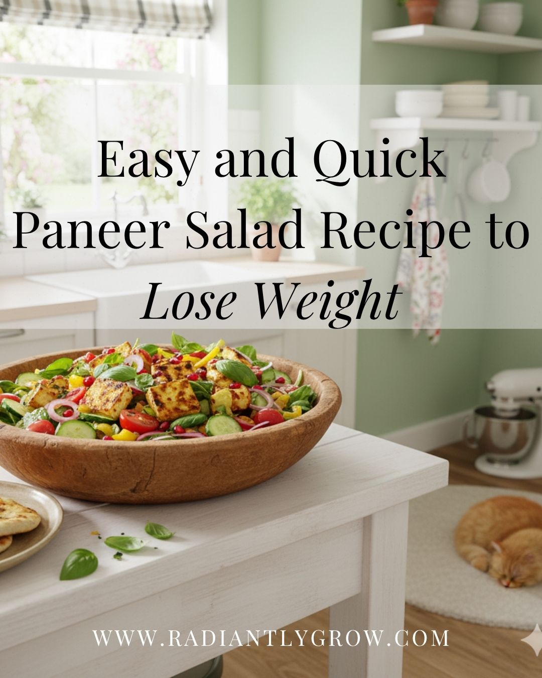 Easy and Quick Paneer Salad Recipe to Lose Weight
